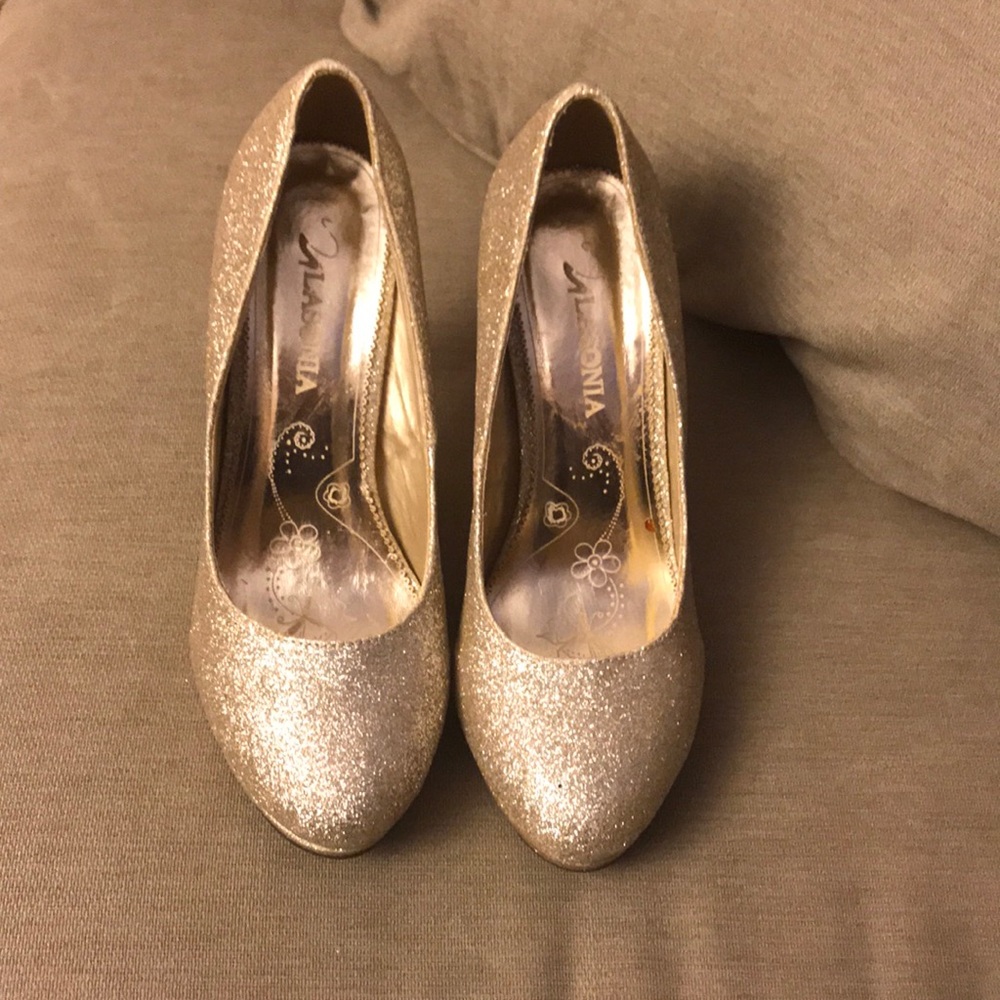 Glitter heels